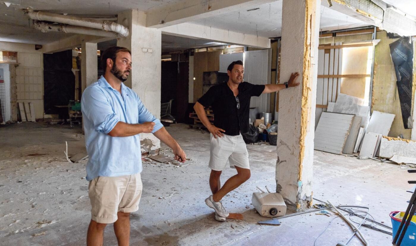Danny van der Horst in een van de projecten van DH-Property in Valencia